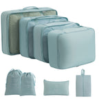 Multi Piece Travel Storage Bags