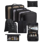 Multi Piece Travel Storage Bags