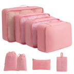 Multi Piece Travel Storage Bags