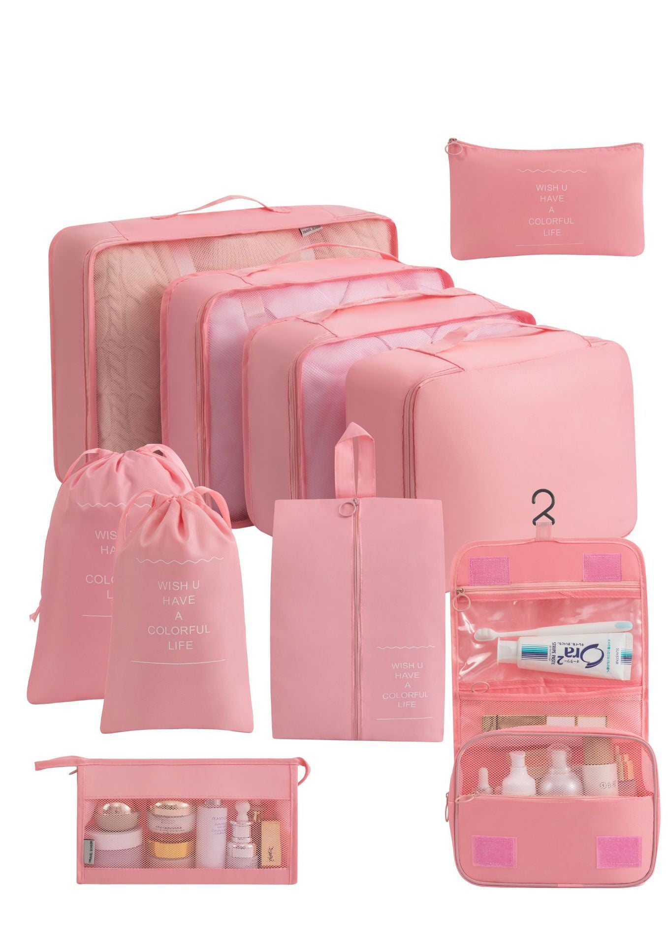 Multi Piece Travel Storage Bags