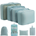 Multi Piece Travel Storage Bags