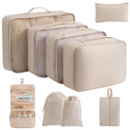 Multi Piece Travel Storage Bags