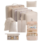 Multi Piece Travel Storage Bags