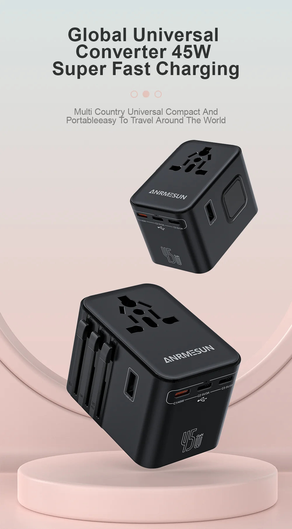 Global Universal Conversion Travel Plug