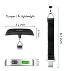 Portable Digital LCD Electronic Luggage Scale