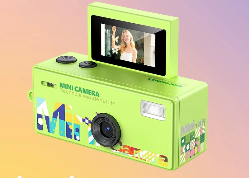 Flip Screen Retro Mini Digital Camera and Video Recorder