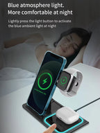 3 in 1 Fast Charging Station For iPhone, Apple Watch, and Airpods