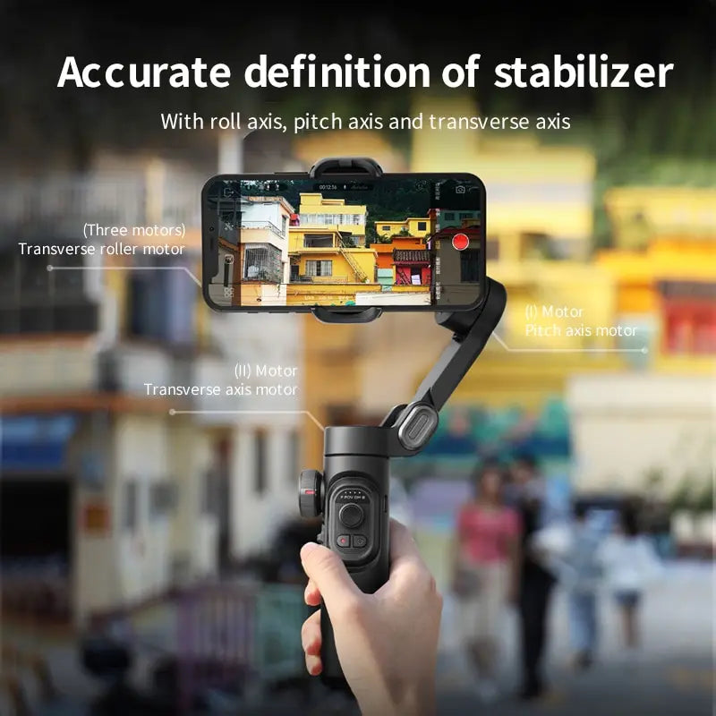 3-Axis Foldable Gimbal Stabilizer for Smartphone