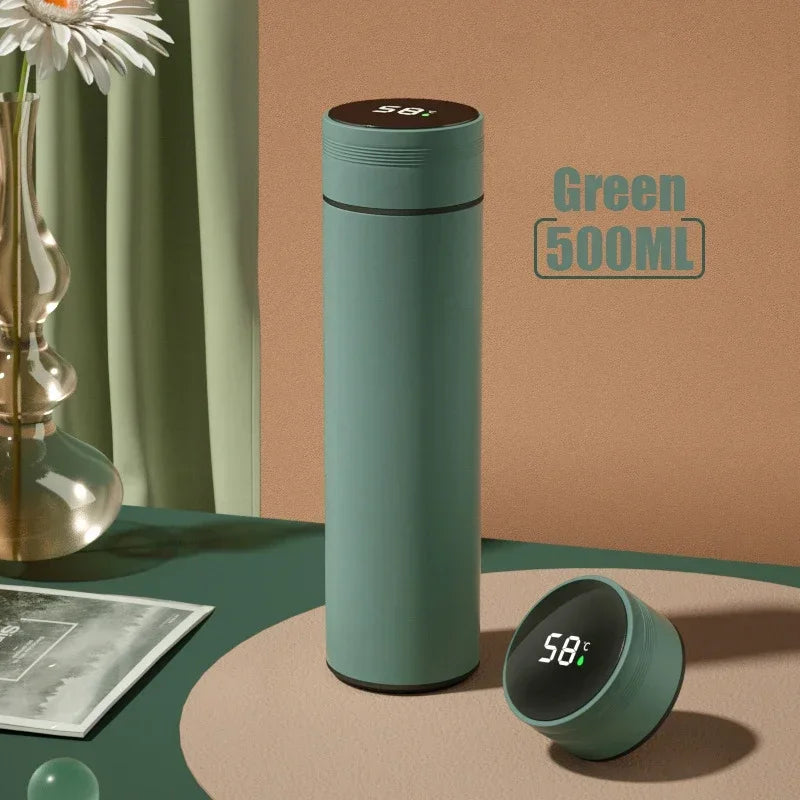 Temperature Display Stainless Steel Thermos
