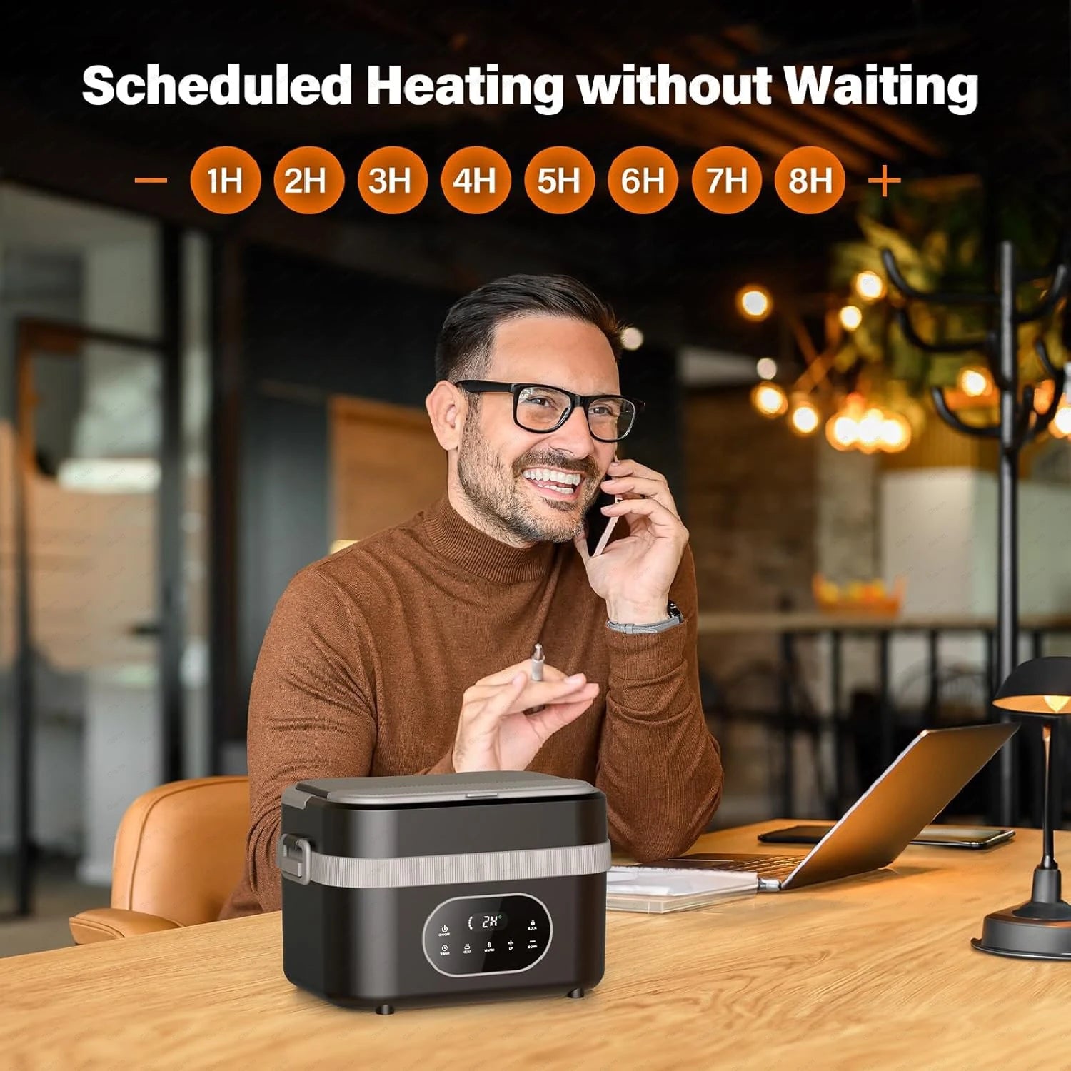 Gison 1.5L Electric Heated Lunch Box