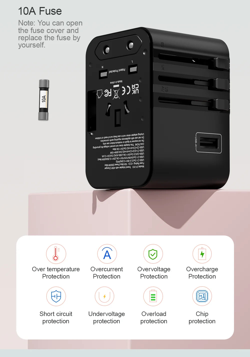 Global Universal Conversion Travel Plug