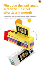 Flip Screen Retro Mini Digital Camera and Video Recorder