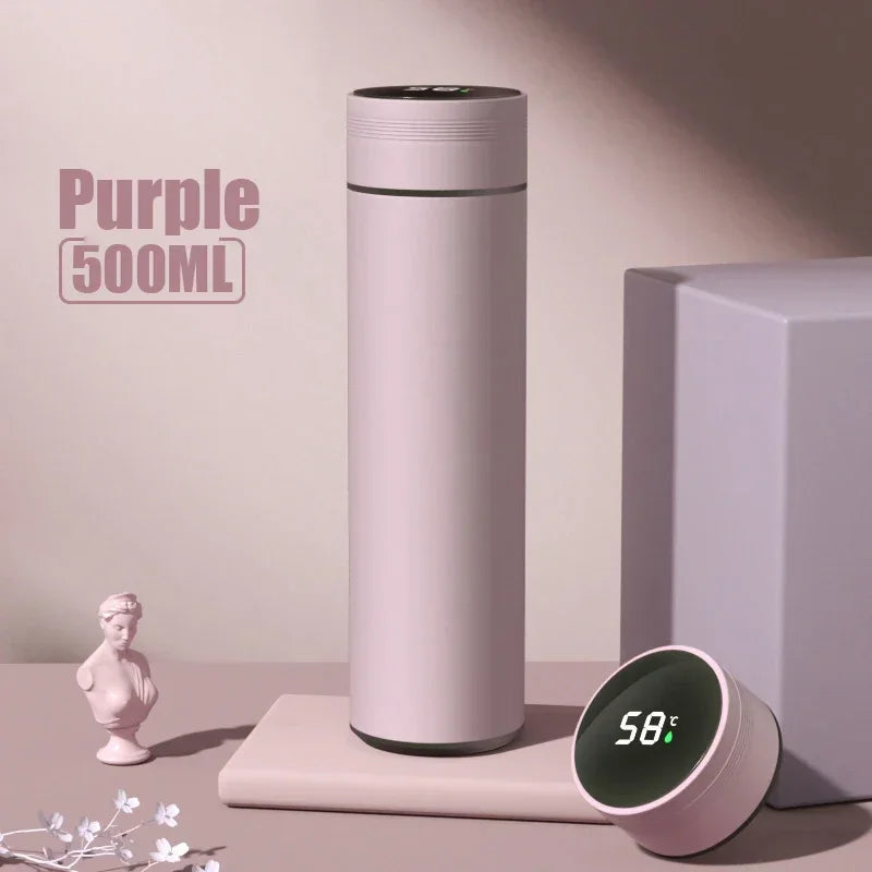 Temperature Display Stainless Steel Thermos