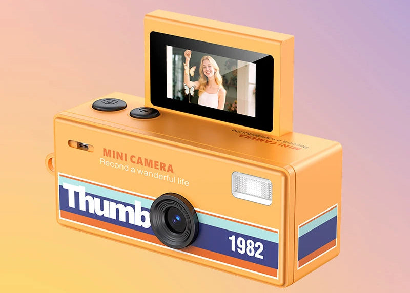 Flip Screen Retro Mini Digital Camera and Video Recorder