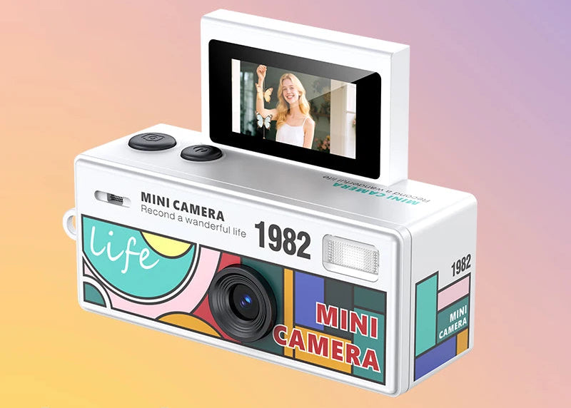 Flip Screen Retro Mini Digital Camera and Video Recorder