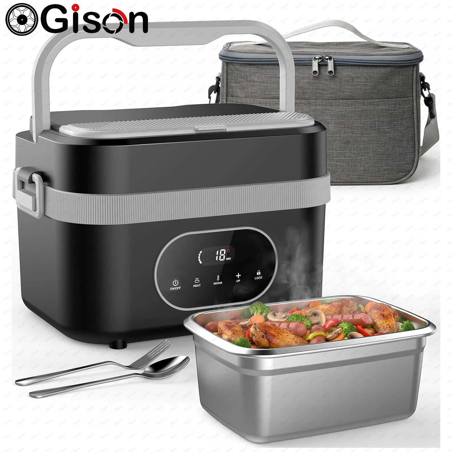 Gison 1.5L Electric Heated Lunch Box