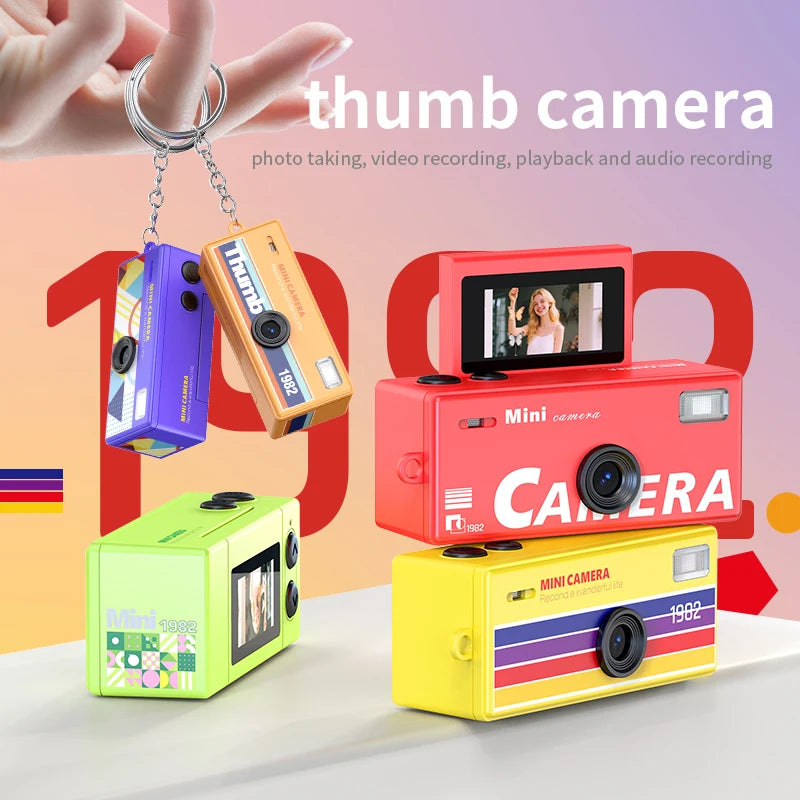 Flip Screen Retro Mini Digital Camera and Video Recorder
