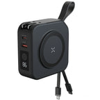 Multifunctional Wireless Charging AC Wall Plug-in 5-in-1 Mobile Power Supply