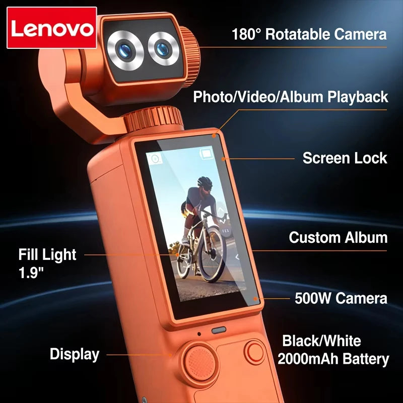 Lenovo 4K HD Sports Camera