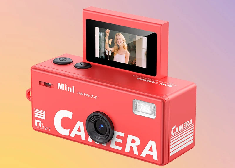 Flip Screen Retro Mini Digital Camera and Video Recorder