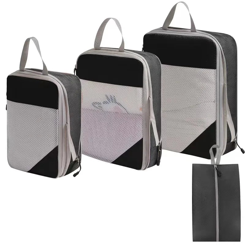 Compression Packing Cubes for Suitcases Travel Accessories Expandable Packing Organizers Lightweight Travel Organizer Cubes