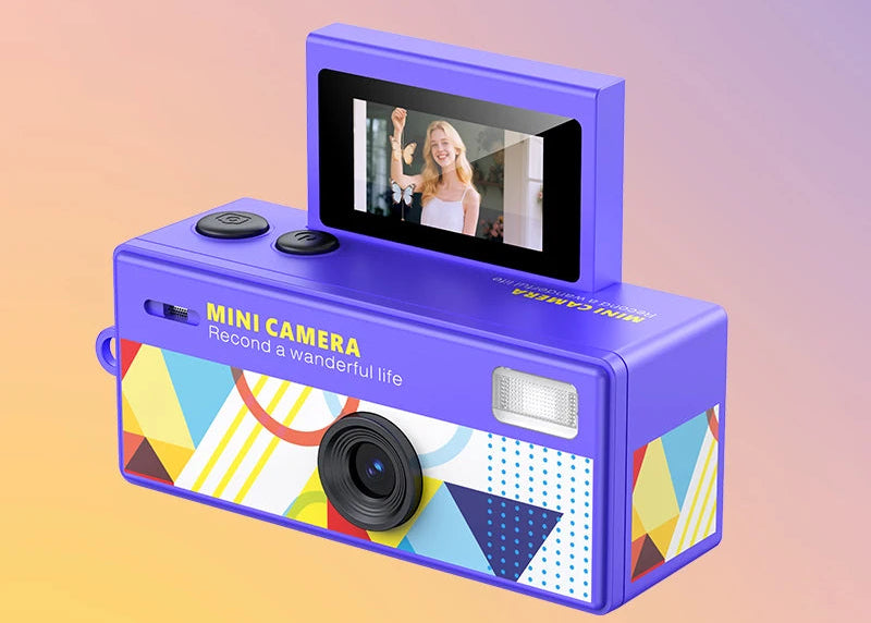 Flip Screen Retro Mini Digital Camera and Video Recorder