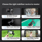 3-Axis Foldable Gimbal Stabilizer for Smartphone