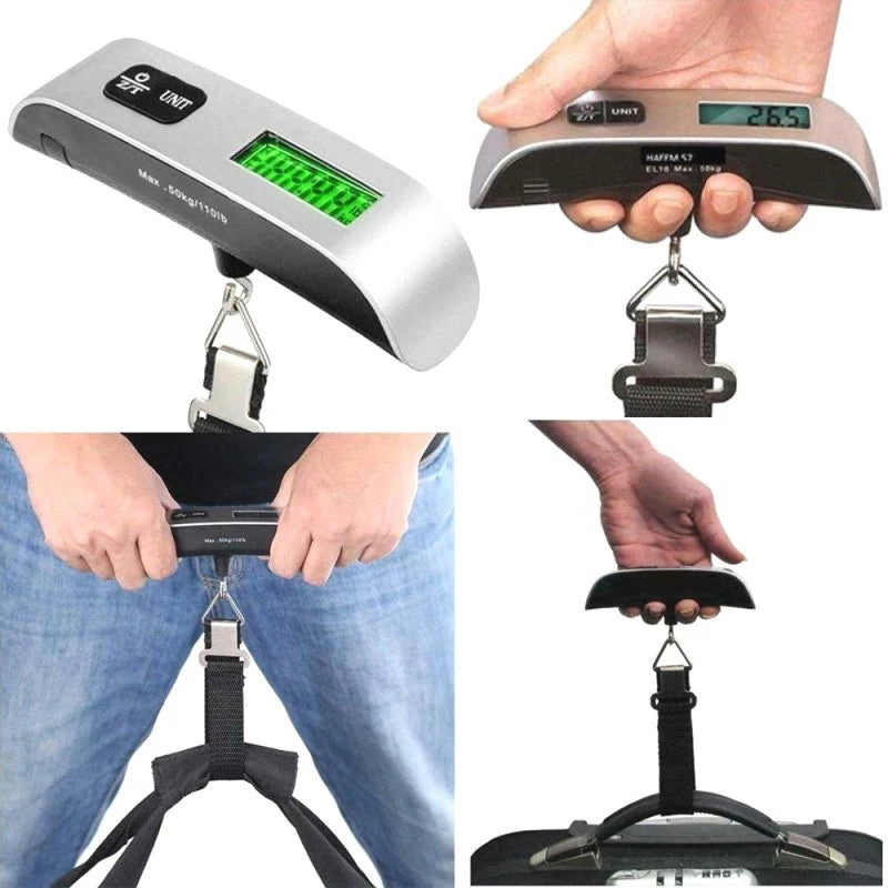 Portable Digital LCD Electronic Luggage Scale