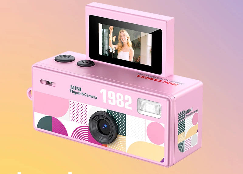 Flip Screen Retro Mini Digital Camera and Video Recorder