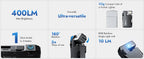 400 Lumens Rechargeable EDC Flashlight