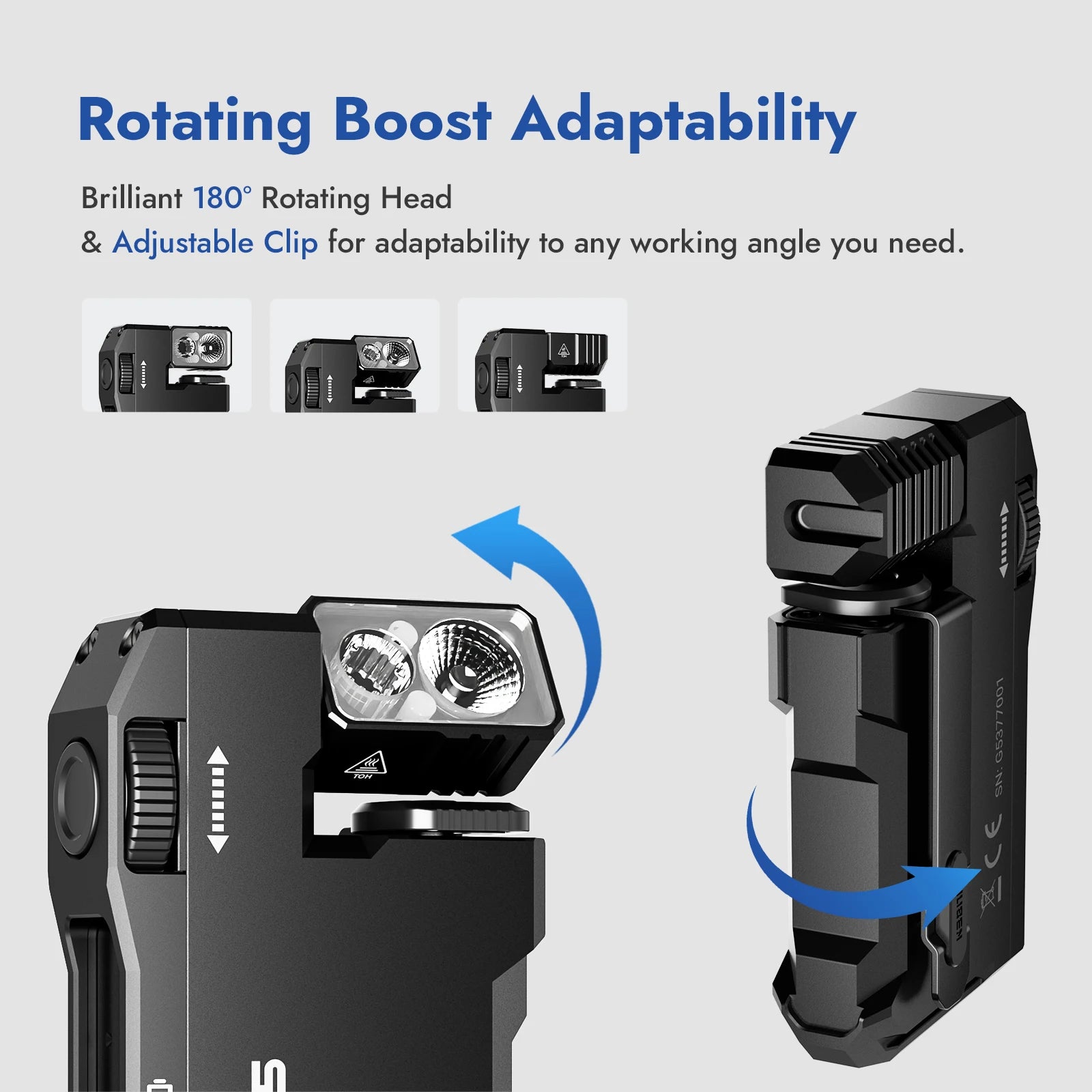 400 Lumens Rechargeable EDC Flashlight