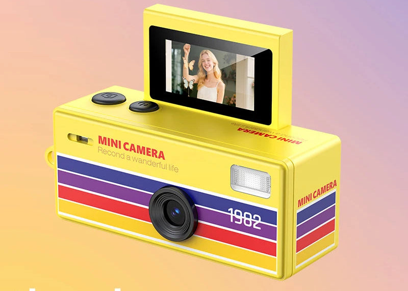 Flip Screen Retro Mini Digital Camera and Video Recorder