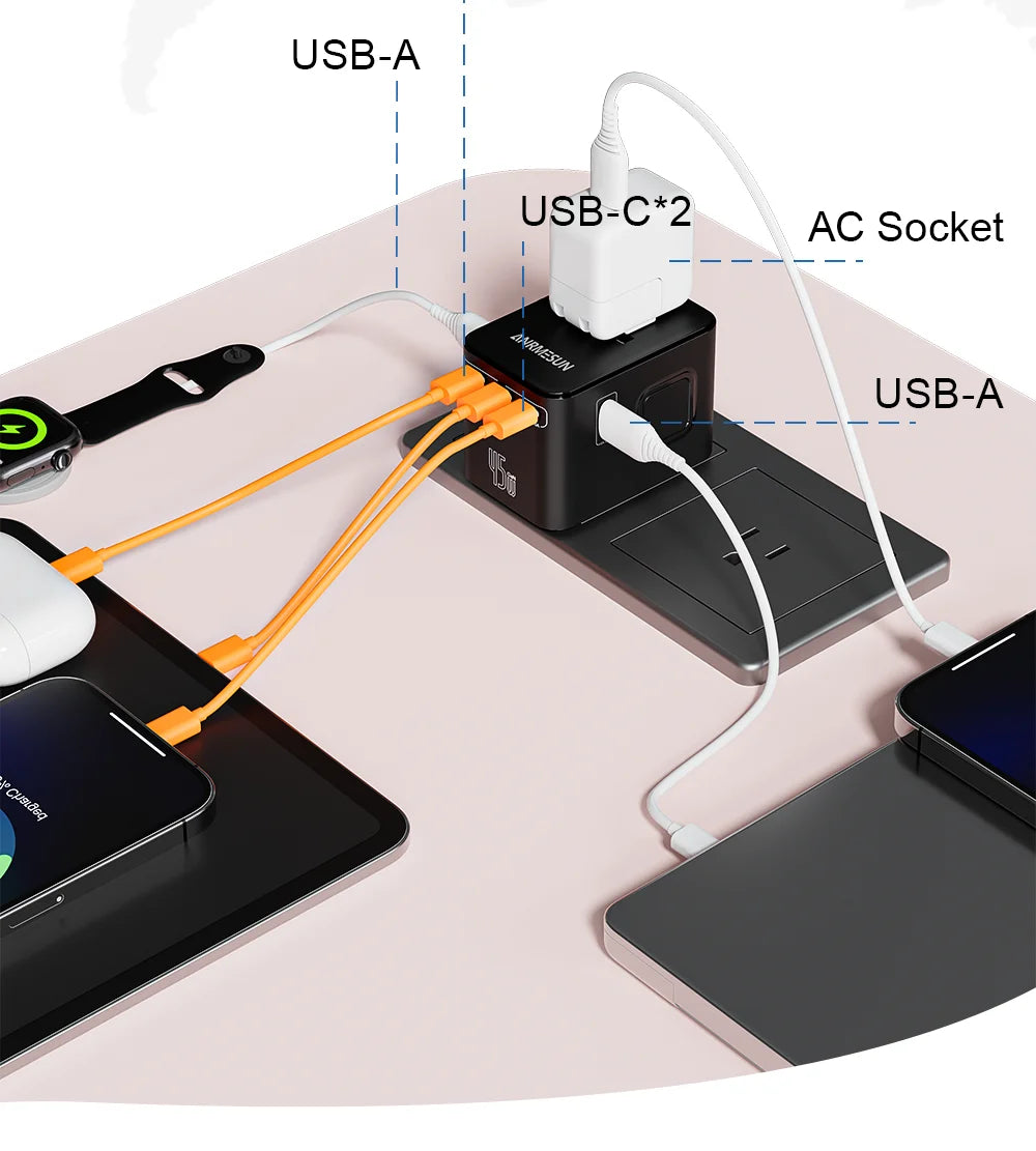Global Universal Conversion Travel Plug